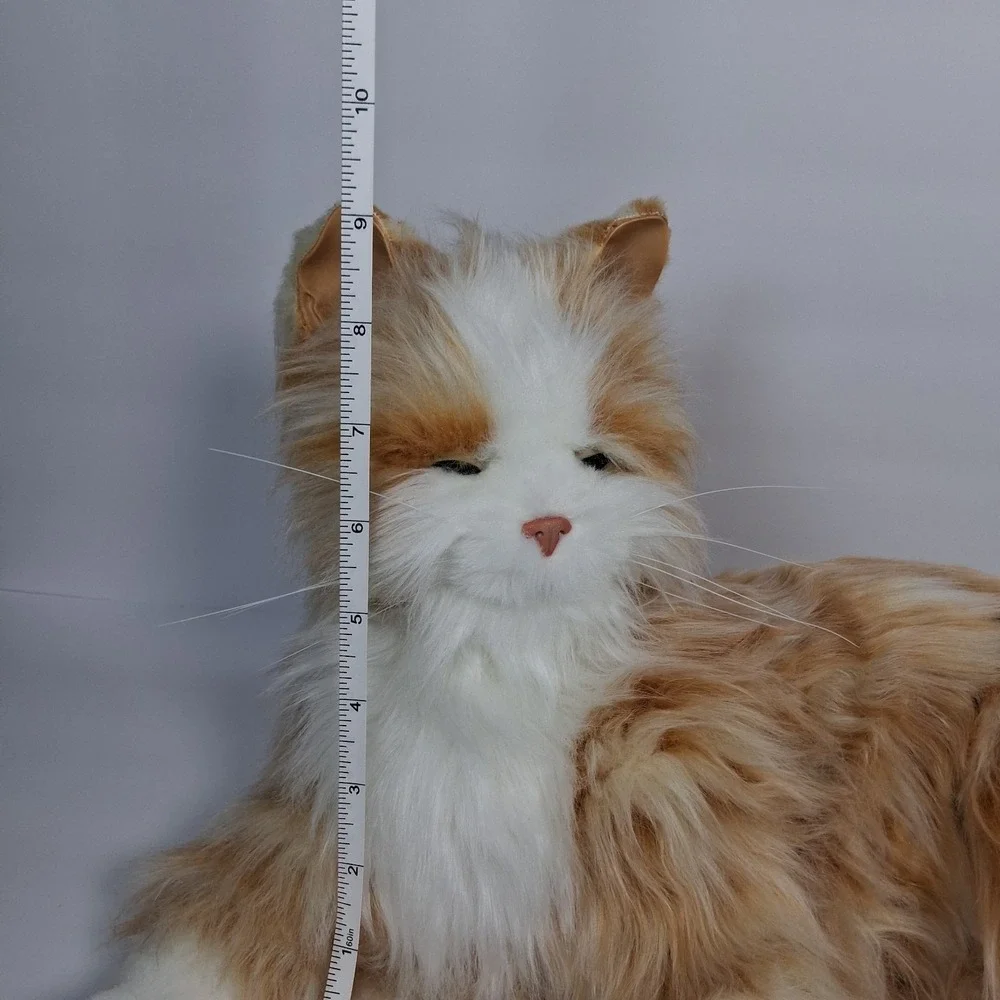 Animated Orange Tabby Cat Interactive Lifelike Joy For All Companion Pet
